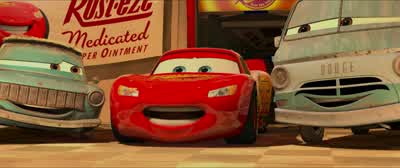 - Ladies and gentlemen, - Lightning McQueen! - Cars