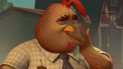 Ladies and gentlemen it's just gibberishgibberish of an insane person Come on Buck - Chicken Little