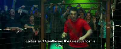 Ladies and Gentlemen the Green Ghost is
down! - Green Ghost and the Masters of the Stone