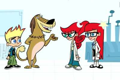 Ladies, Johnny needs a
dodgeball-launching bionic arm. - Johnny Test