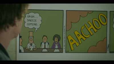 Lady disappears in panel three.
We just see her feet. - Medical Police