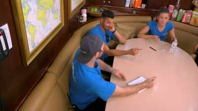 Lady and gentlemen,
final charter, Charity King, - Below Deck Down Under