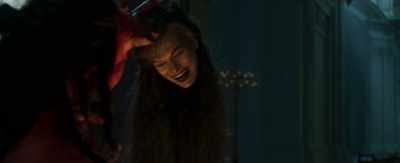 Lady, quit while you're... - Hellboy