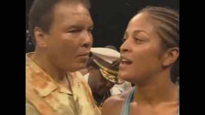 [Laila] Most people assume
I started boxing - Untold: Deal with the Devil