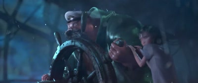 - LaoJin, turn back!
Turn the ship back! - Deep Sea