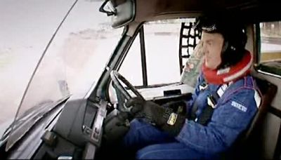Lap eight, and amazingly,
James had managed to get lost on an oval. - Top Gear