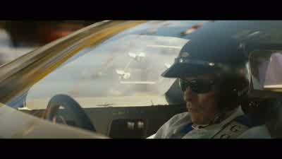 Lap is 3:34. - Ford v Ferrari