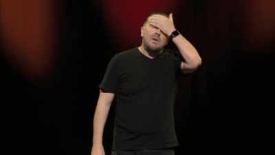 Типа: «Ох, боже! Я сегодня довел
Толстую Линду до слез, ох...» - Ricky Gervais: Armageddon