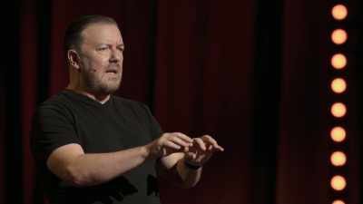 Набираю: «Мужские спортивные штаны.
Черные. Карманы на молнии». - Ricky Gervais: Armageddon