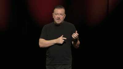 И мать является с ружьем,
мальчик просит: «Нет!» - Ricky Gervais: Armageddon