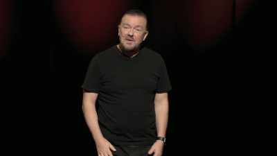 Даже журналисты спрашивают:
«Че там с похоронами?..» - Ricky Gervais: Armageddon