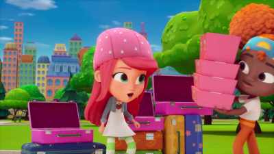 Laranjinha, mal posso esperar
que conheças a minha mãe. - Strawberry Shortcake's Summer Vacation