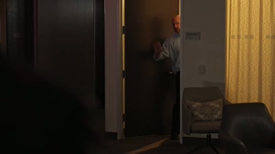 -[Larry] We're coming out! -[door opens] - Alarmed