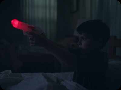 [laser beam noises] - A Ghost Story