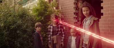 Laser eyes.
Cool. - Four Kids and It