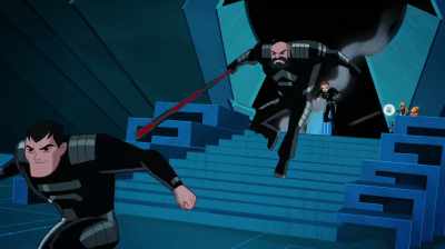 (LASERS FIRING) - Justice League Action