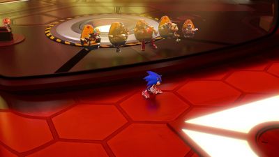 Lasers. I hate lasers. - Sonic Prime