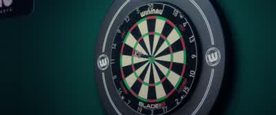 Last dart just misses. - Bulls