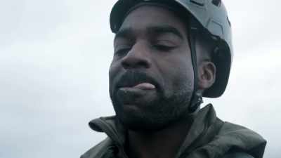 Last to face the cliff
is number two, Ore. - Celebrity SAS: Who Dares Wins