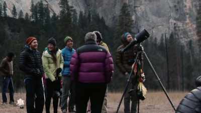 Last night, the temperature
dropped 30 degrees. - The Dawn Wall
