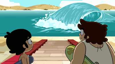 Last one in is a rotten -- - Victor and Valentino