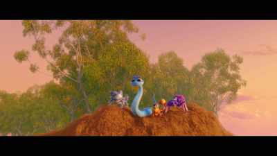 Last one in's a deadly,
disgusting, venomous creature! Whoo-hoo! - Back to the Outback