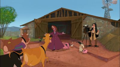 Last one to the barn sleeps standing up - Home on the Range