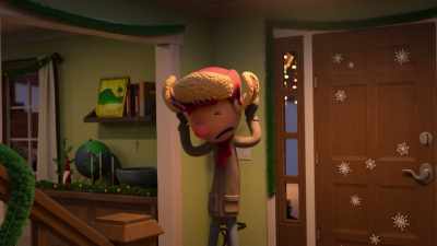 Last seen wearing a red scarf - Diary of a Wimpy Kid Christmas: Cabin Fever