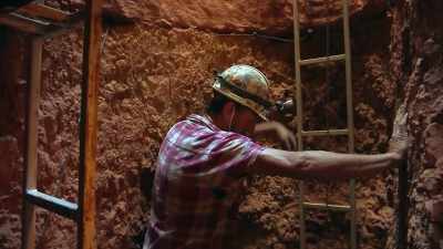 Last time I had to pull it here but
it's too dangerous.It's too
dangerous. - Outback Opal Hunters