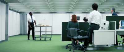Last time you saw Ms. Cobel,
she was in her old office. - Severance