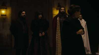 -LASZLO: Yes.
-Not floated, you plotted. - What We Do in the Shadows