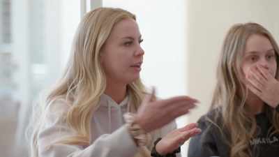 Lately, very hot and cold,
and she's getting angry easily, - The Secret Lives of Mormon Wives