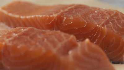 Later on, I'll be doing
something with this salmon - James May: Oh Cook!