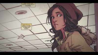 Later on, she realizes, like,
this facade is not who she is - Marvel's 616