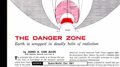 Later, Van Allen published
another article, - American Moon