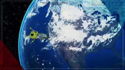 Later, with Earth growing
ever larger, - Tales From The Explorers Club