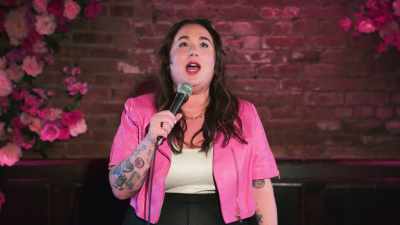 [laughing] Fuck you. Um… - Liza Treyger: Night Owl