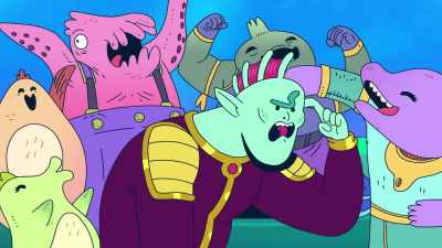[laughing] Hold on. We just
talked to Atlantis like a week ago. - Aquaman: King of Atlantis