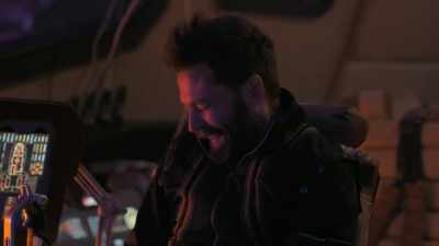 -[laughing]
-[Isaac snorts] - Vagrant Queen