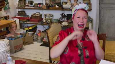 (laughing) Love it. - Escape to the Chateau: Make Do & Mend