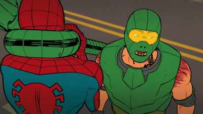 [laughing maniacally] If you insist. - Your Friendly Neighborhood Spider-Man