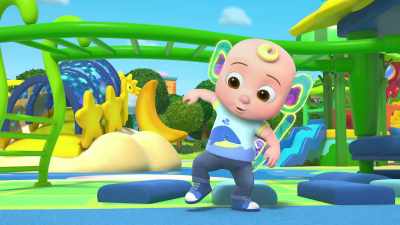 [laughing and mimicking monkey sounds] - CoComelon Lane