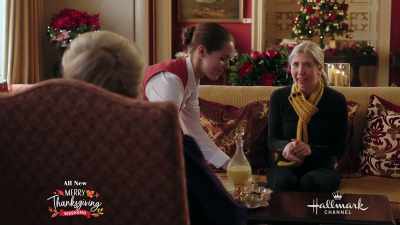 (laughing)
Oh. Eggnog? - Christmas at Castle Hart