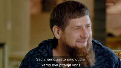 (laughing) - Welcome to Chechnya