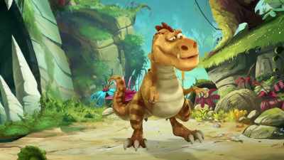 (laughing) - Gigantosaurus