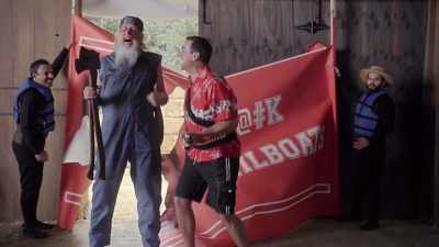 -(laughing) - Rob Riggle's Ski Master Academy