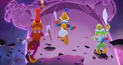 (laughing) - Legend of the Three Caballeros
