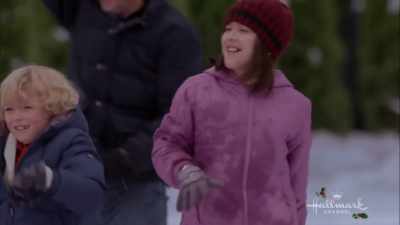 [laughing and squealing] - Christmas at Holly Lodge