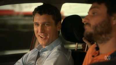 (LAUGHS AWKWARDLY) Hang on.
You wank at work? - Squinters