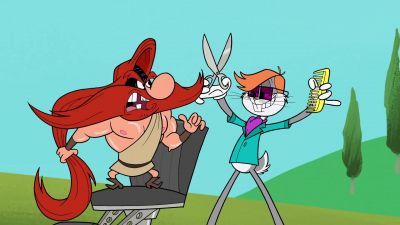 -(LAUGHS)
- Beep, beep. - New Looney Tunes